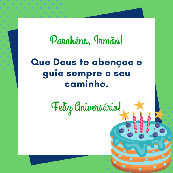 mensagem de aniversário para irmão